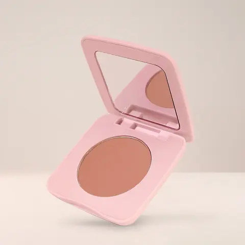 Plush Peanut Peach Marshmallow Blush Powder - 4.5g Paraben-Free Synthetic-Blend Titanium-Infused, Ceramide-Rich Hypoallergenic, Cruelty-Free Dermatologist-Tested, Buildable Pigmented Flush for Adult Finger/Brush Makeup Application