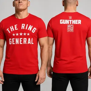 Gunther The Ring General T-Shirt, Dominant Wrestling Streetwear Style, Casual Outfit Gift for WWE Fans
