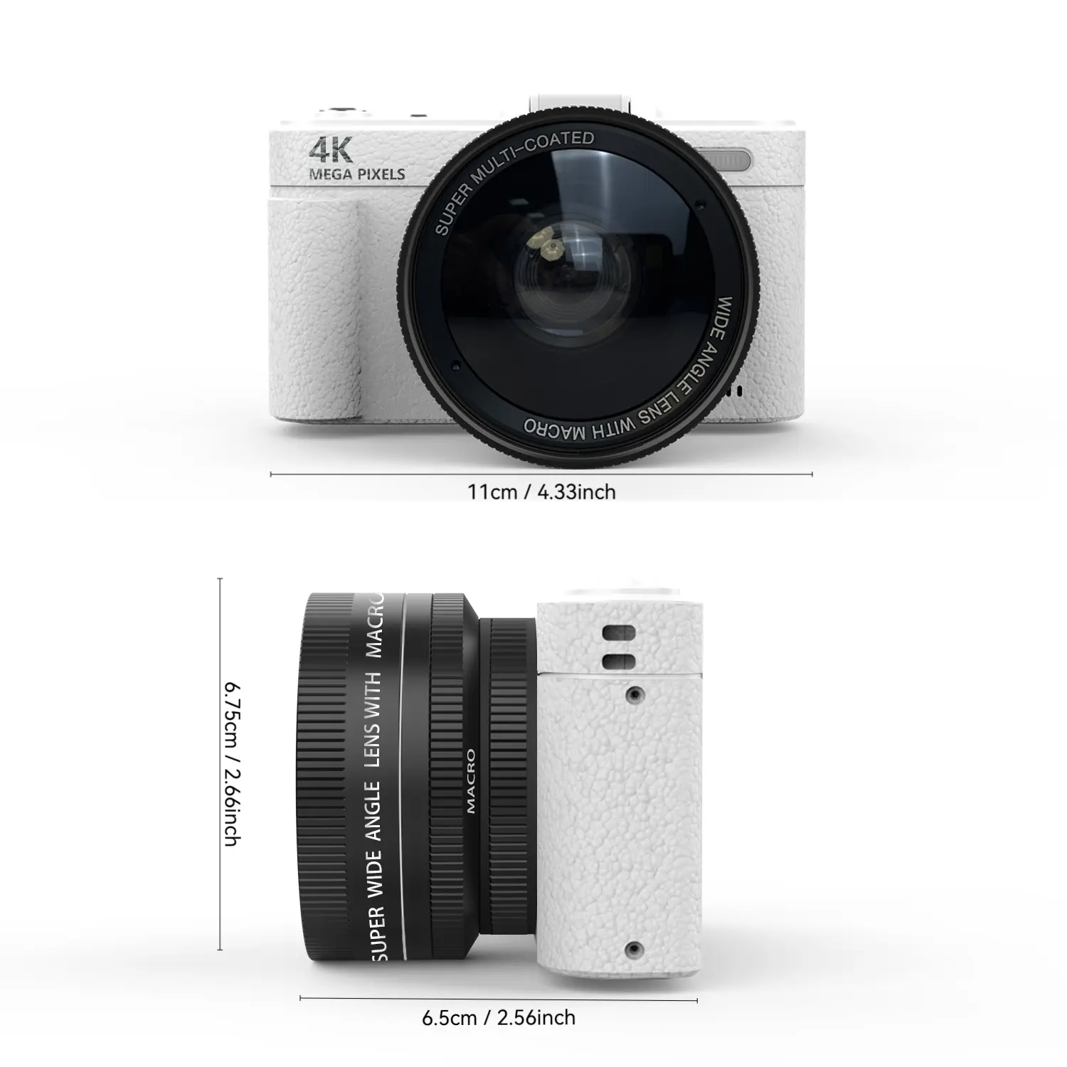 18X Digital Zoom Camera with Lens & 32GB Micro SD Card, High