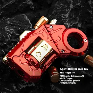 Heavyweight Metal Blaster Mini Stress Relief Toy Emittable Fingertip Toys Pocket Size Fidget Toys