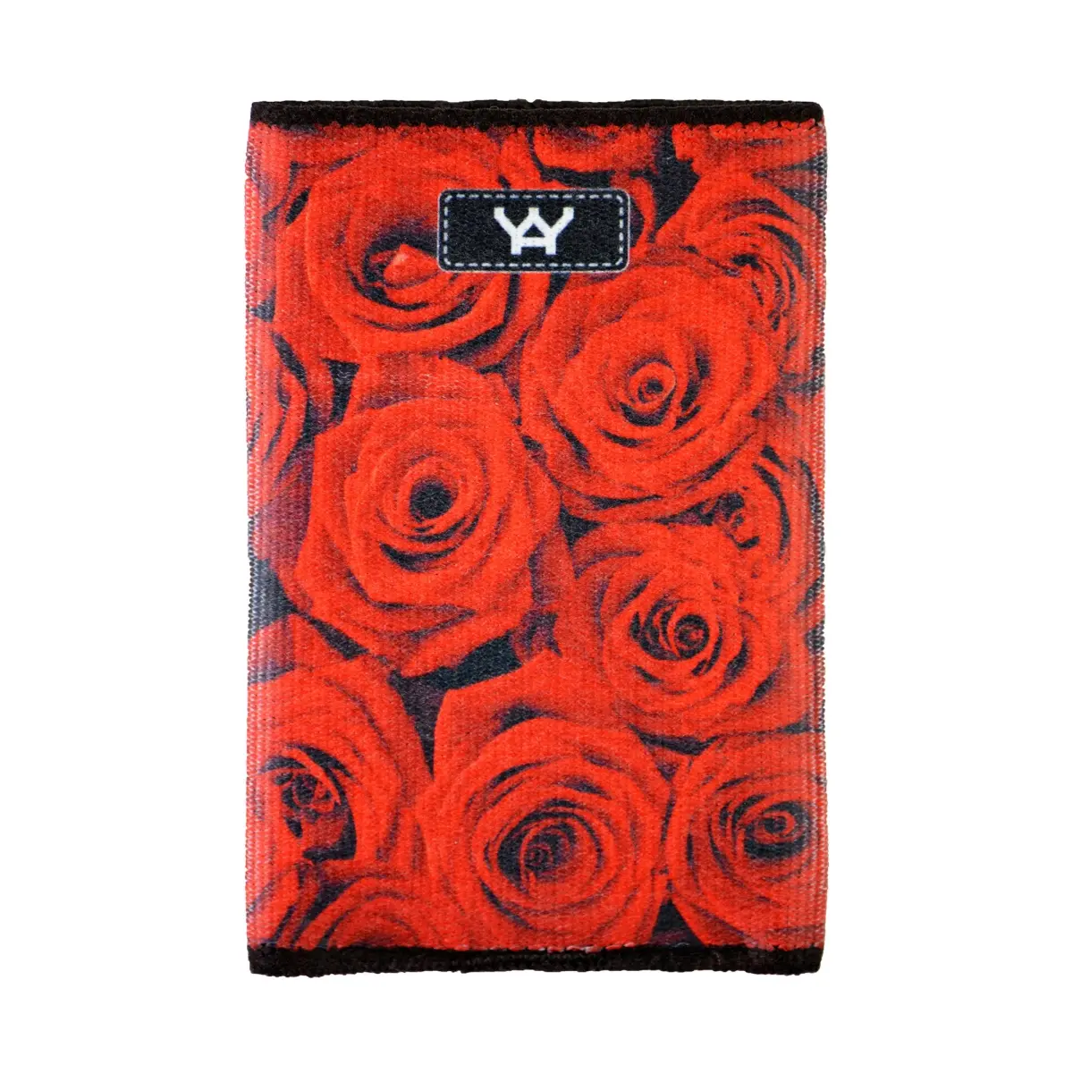 Yay Novelty 1205 Ultra-Thin Slimline Minimalist Wallet Cash, RFID Men's Front Pocket Wallet - Red Roses, Rfid Men's Wallets