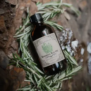Rosemary Hair Growth Oil | Organic Cold Pressed  Olive Oil