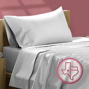High Thread Count Egyptian Cotton King Sheets - Cooling. TEXAS LINEN CO King Sheets.