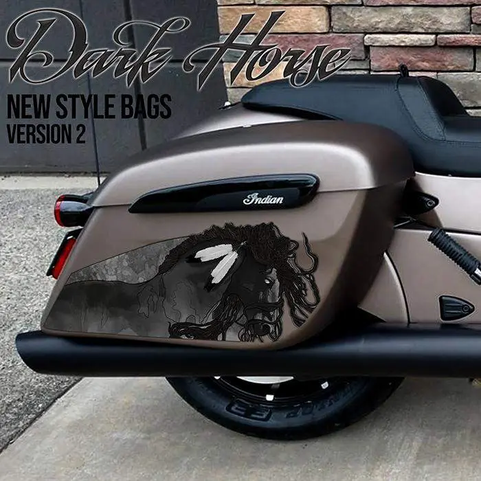 Dark Horse - Saddlebag - V2 - Square Bags