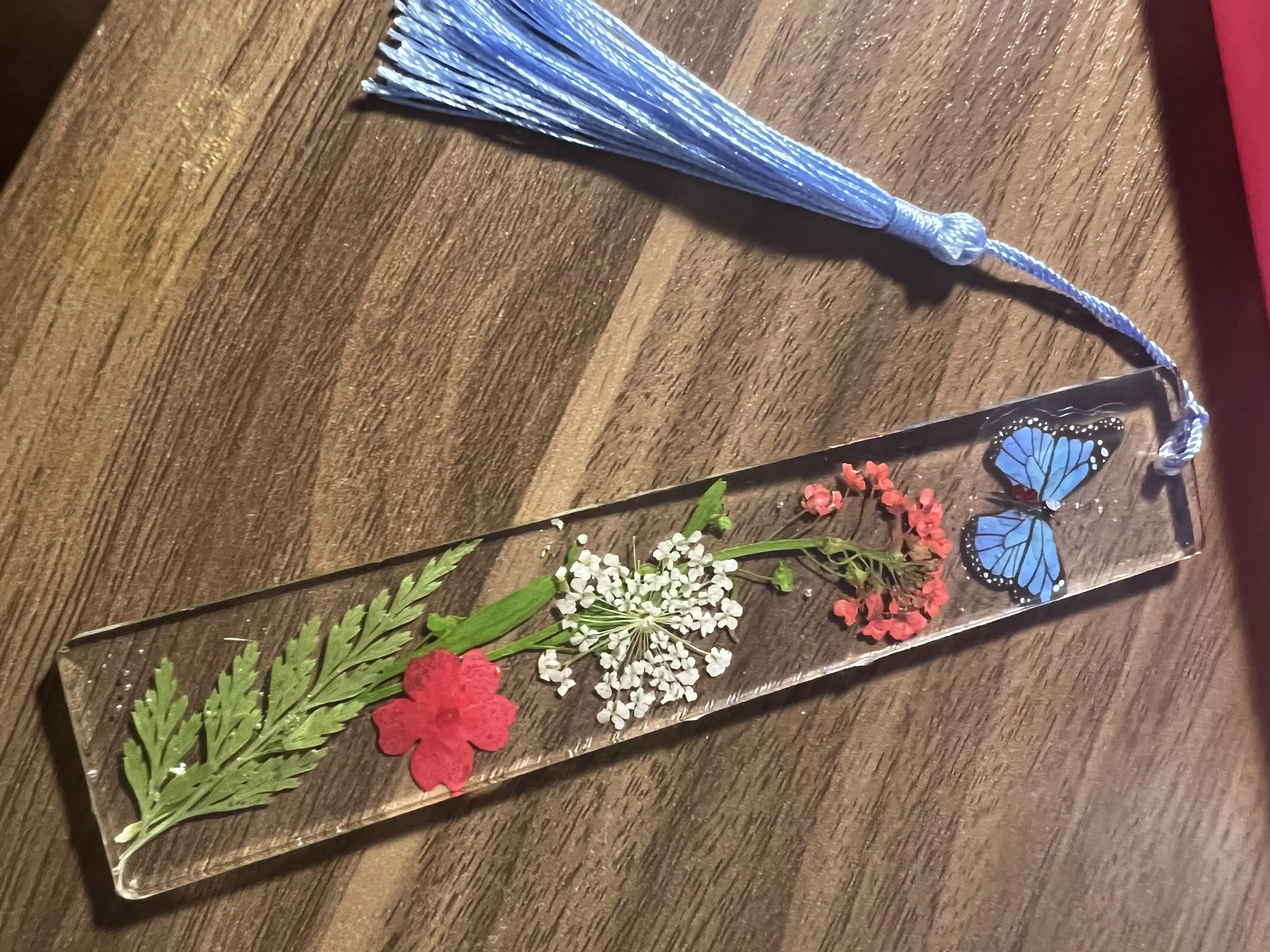 Unique Resin bookmark made for you by chi