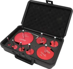 Pipe Reamer Tool Kit PVC Fitting Saver, Pipe Reamer, Standard Professional High Efficiency Pipe Fitting Reamer Kit Flexible for Drain Lines for PVC Pipe (8pcs)