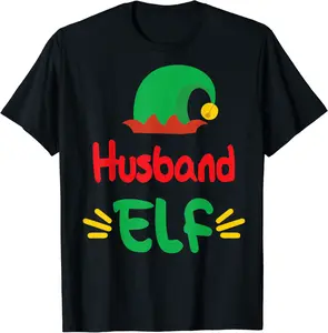 Husband Elf Family Matching Christmas Group Costume Gift T-Shirt - Tomasleza Shop 51B07ZSRGHD3