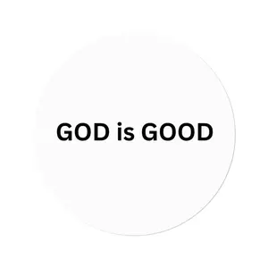 God Is Good Magnet ✨🙏 Round Shape Acrylic Fridge Magnets