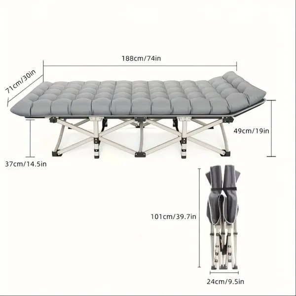 75in large outdoor folding bed