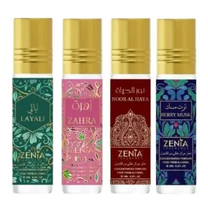 (4pc Sweet & Chic Bundle) Layali + Zahra + Zafaan + Berry Musk - 6ml Perfume Oil Roll-On by ZENIA