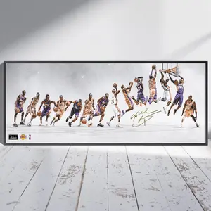 Kobe Bryant Timeline Poster, Black Mamba Wall Art, HQ Wall Decor Poster (PRODUCT DOES NOT INCLUDE FRAME)