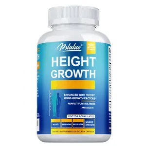 Pslalae - Natural height enhancer, containing zinc, calcium, spinach, vitamin D3, etc. - Height enhancement supplement, promotes bone growth - does not contain growth hormone - 60/120 capsules