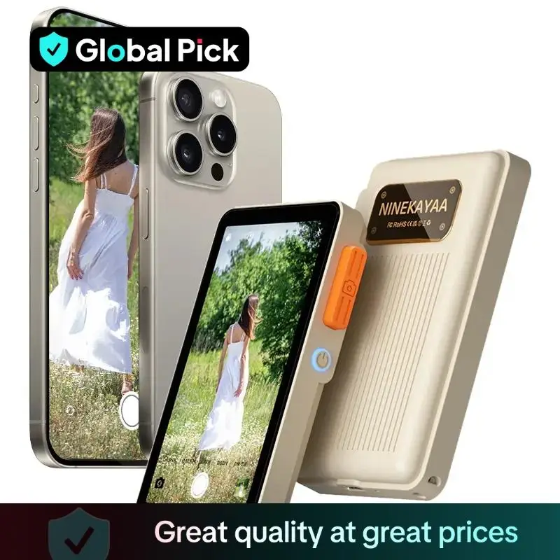 Global Pick NINEKAYAA Phone Rear Camera Screen, Selfie Display Screen, Selfie Auxiliary Tool, Travel Selfie Screen, Vlog Shooting Phone Screen, Phone