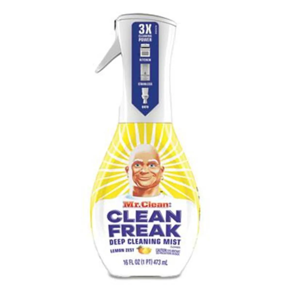 Mr. Clean Lemon Scent Multi-Surface Deep Cleaning Mist Spray - Procter & Gamble 212 MAIN PGC79129, Grease & Grime Remover for Kitchen, Multi-Color Household Cleaning Product