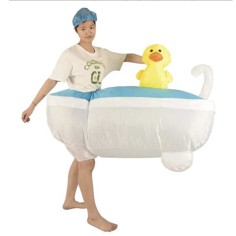 Standing bathtub inflatable suit
