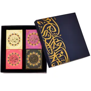 Yemeni Oud Bakhoor Collection by Dukhni | Arabic Incense | 40 Grams x 4 Jars | Traditional Recipe | Perfect for Prayer | Gift Set