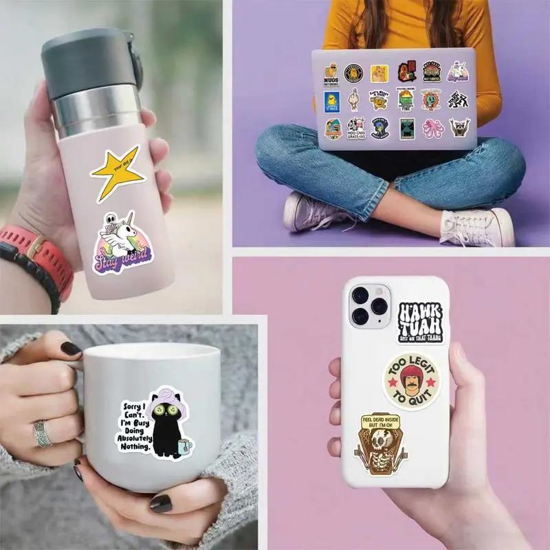 130pcs Funny Stickers for Adults Prank Meme Hilarious Sticker Pack for Laptop Hard Hat Work Water Bottles Computers Vinyl Waterproof Decals 130pcs Funny Stickers for Adults Prank Meme Hilarious Sticker Pack for Laptop Hard Hat Work Water Bottles Computers Vinyl Waterproof Decals
