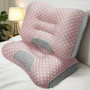 *Orthopedic Neck Support Pillow for Pain Relief Cervical Alignment Ergonomic Design for Side Back Stomach Sleepers Hypoallergenic Breathable Washable Luxury Hotel Quality