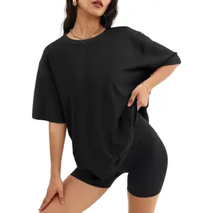 VYLAGO Womens Oversized T Shirts Loose Fit Crewneck Short Sleeve Tops Summer Casual