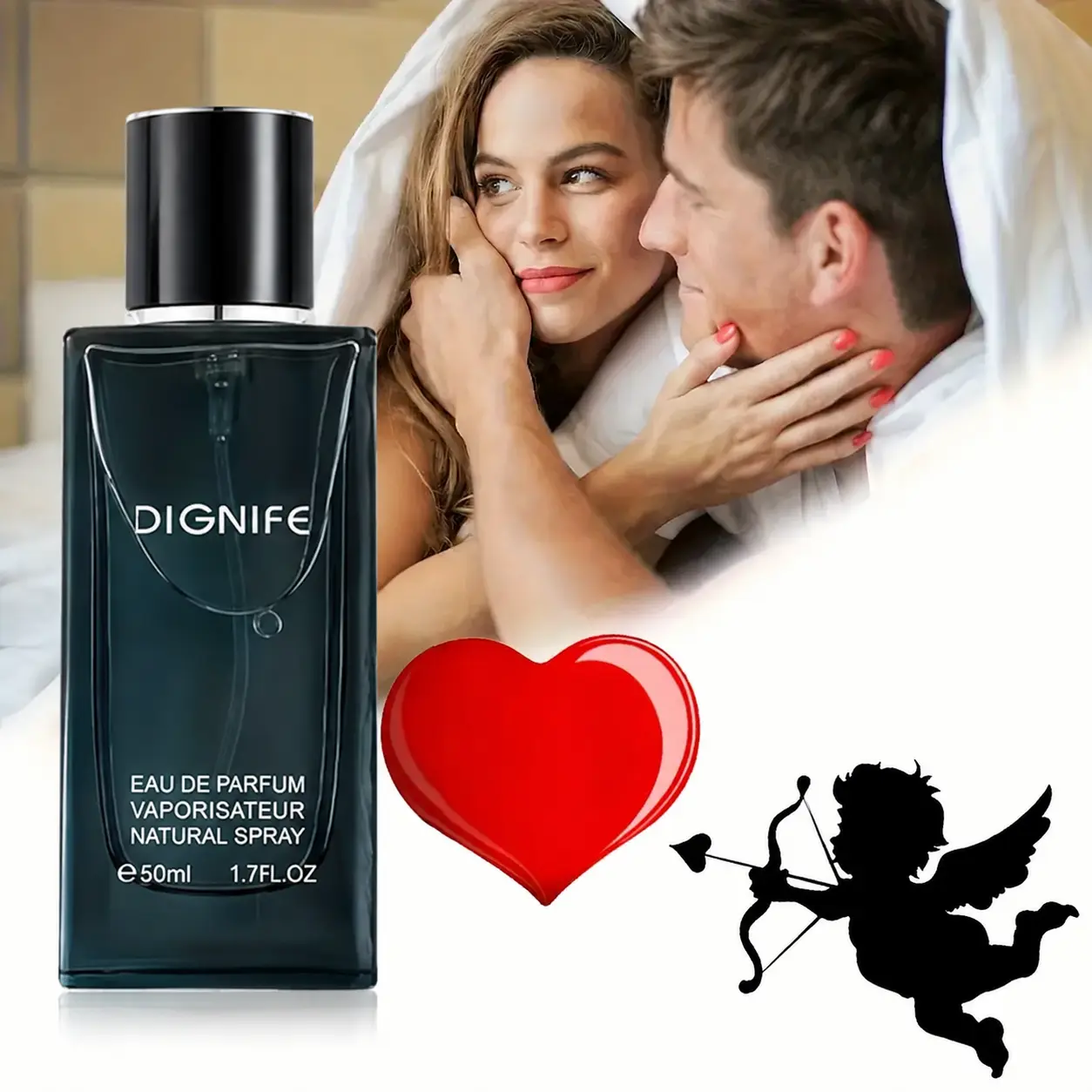 Eau de Parfum 50ml Natural Spray for Men - Perfect for Romantic Moments - 1.7FL.OZ