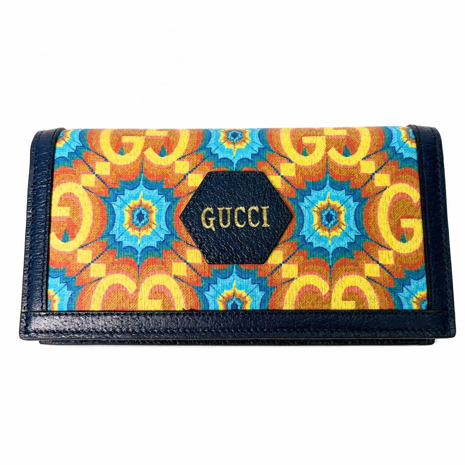 Pre-owned GUCCI X Clutches & Wristlets GG Kaleidoscope Chain Wallet