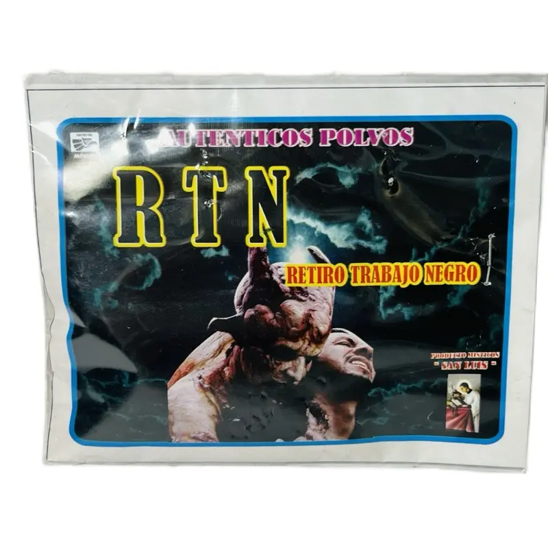 Authentic Polvos RTN Retiro Trabajo Negro for Spiritual Healing and Transformation