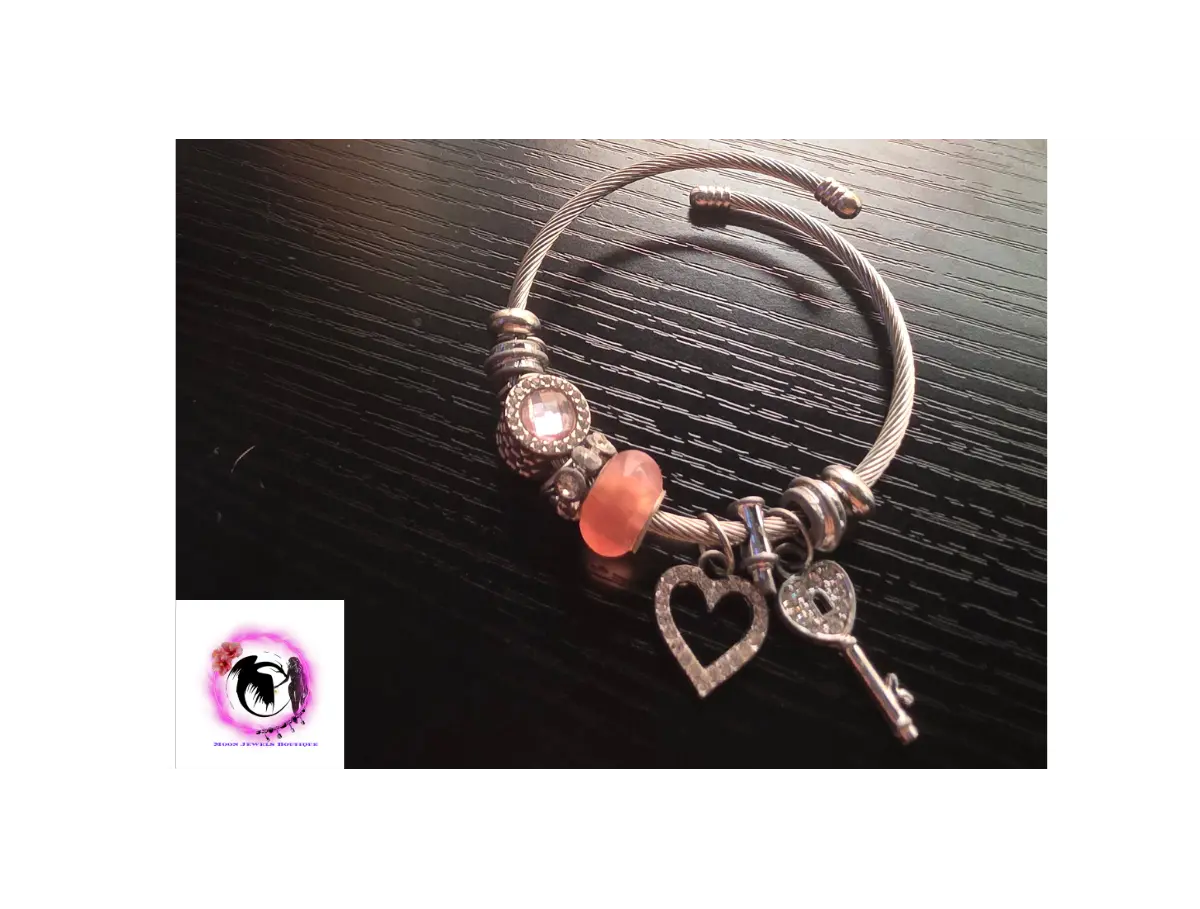 🔑 Reimagined Romantic "Lock & Key" Cable Bangle 🔑