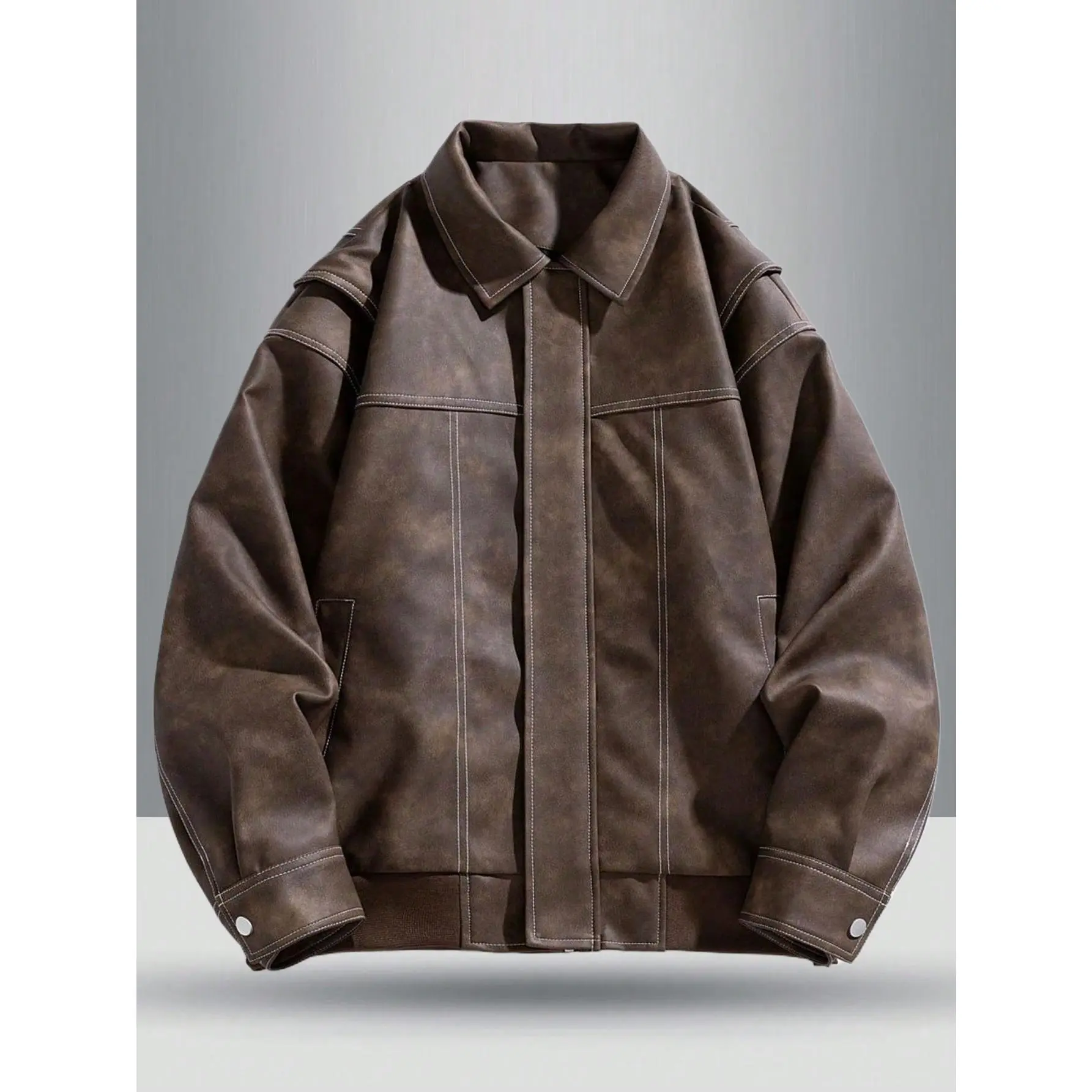2024 Men's Fashion Casual Leather Jacket
