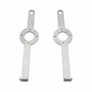 JML Kustoms - Stainless Steel Lower Bumper Support Bracket w/ Watermelon Light Mount for 20" Inch Bumpers for Kenworth