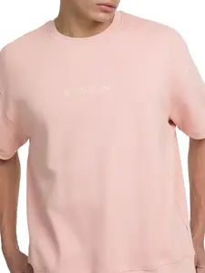 GUESS Jeans Male Crewneck Logo Sweater Tee