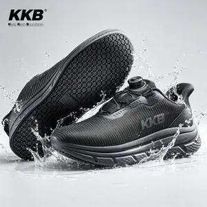 【2026 Recién llegado】Men Non Slip Work Sneakers Water Resistant Food Service Zapatos Trabajo Antideslizantes Walking Shoes Waterproof Shoes Slip-on