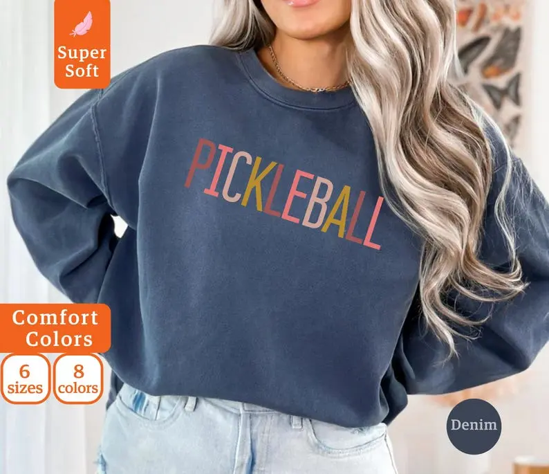 Pickleball sweatshirt , gift for pickleball lover picklebal,l gifts for women pickle ball