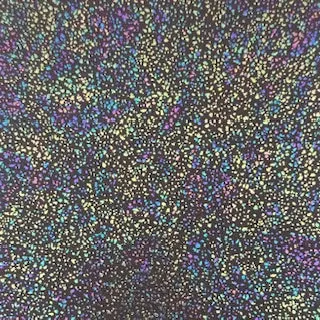 Rainbow Pebble Nylon-20% Spandex Blend Tricot Fabric - 4-Way Stretch, 58/60 in Width, Per Yard, Holographic Foil, Glow Effect, for Dance Wear | Spandex Palace