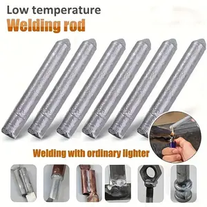6pcs Low Temp Welding Rods, Quick Melting for Water Tower & Pipe Repair, Durable Construction, Easy Application