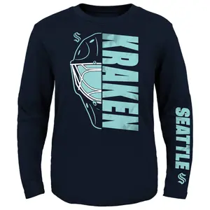 Seattle Kraken Youth Shutout Long Sleeve Tee