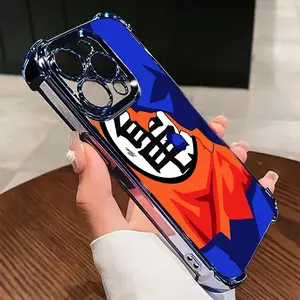Anime G-GokuS Training Suit Case Suitable for iPhone 16 15 14 13 12 11 Pro Max X XR XSMAX 8 7 Plus Anti-Drop Protective Transparent Soft Back Cover