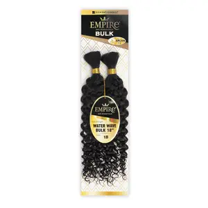 Sensationnel Human Hair Boho Braids Empire Water Wave Bulk 18"