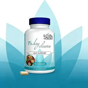 Mila McAnner 15 Day Internal Cleanse Pills – Relieve Bloating & Support Colon Function | Caffeine Free | Natural Blend of Senna, Cascara Sagrada & Psyllium Husk | Non-GMO Dietary Supplement | 30 Count  Healthcare Edible Fitness Vitamin