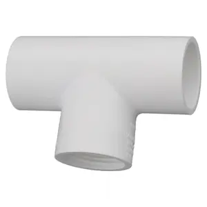 Charlotte Pipe Schedule 40 PVC Tee – 3/4 in. Slip X 3/4 in. D Slip | Durable & Reliable Fittings