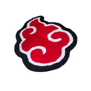 Anime Cloud Tufted Rug 33x22 - Soft Hand-Tufted Carpet - Non-Slip Mat - Cozy Anime Room Décor - High-Quality Acrylic Rug - Great Gift for Anime Fans!