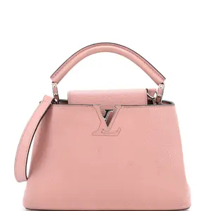 Pre-owned Louis Vuitton Leather Top Handle Bags Capucines Bag BB by Rebag