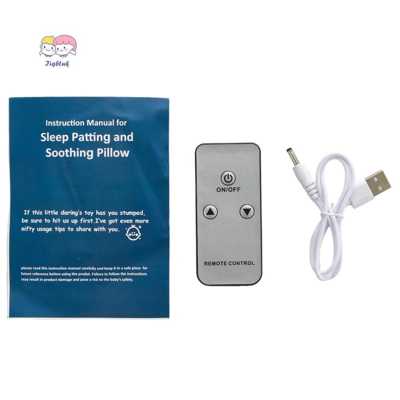 Baby Soothe Toy with Large Palm Cute Stuffed Animal Baby Patter Snuggle Toy Plush Doll for Newborns