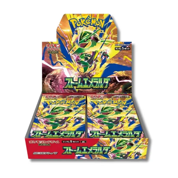 Japanese Storm Emeralda Booster Box - LIVE RIP Japanese Storm Emeralda Booster Box - LIVE RIP