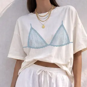 Coastal Bikini Graphic Tee Comfort Colors Beach Summer Top Coverup Vacation Outfit Women Last Toast on the Coast Seashells and Wedding Bells