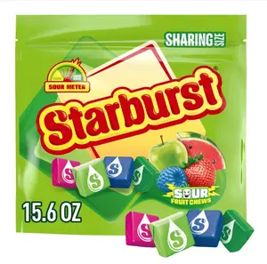 Sour Chewy Candy Individually Wrapped Fruit Chew, Sharing Size, 15.6 Oz Resealable Bag