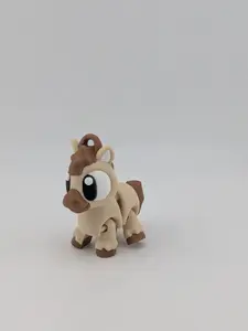 The "Giddy-Up" Mini Horse | Unique Articulated Equestrian Keyring