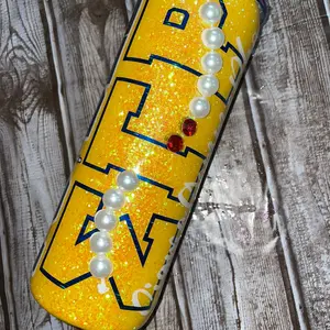 SGRho Poodle Pearls and Rubies 20oz tumbler
