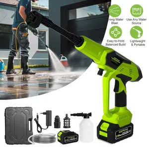 Cordless Pressure Washer Machine, Water Squirter, Water Blaster Portable Power Washer with 48V 5.0Ah Battery and Charger, Handheld High-Pressure Car Washer 6-in-1 Adjustable Nozzle for Car/Garden/Outdoor Cleaning,for Valentine’s Day Gift SummerVibes,summe