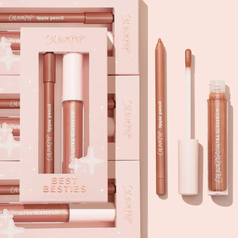 ColourPop® Best Besties - Ultra Glossy Lip + Lippie Pencil Duo - Daily Use & Natural Lip Combo