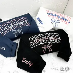 Senior Class of 2026 Embroidered Sweatshirt, Senior Night, Back to School Sweatshirt